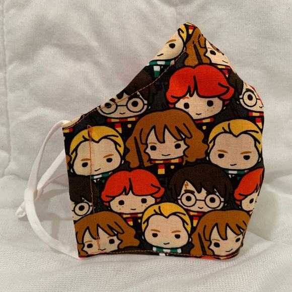 handmade Accessories - Handmade Harry Potter Face Mask adjustable straps